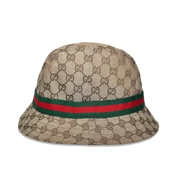 100% Authentic Gucci Sherry Bucket Hat Pre-Owned GUCCI Ophidia Sherry Line GG Plus Mini Bucket Bag  main image 4